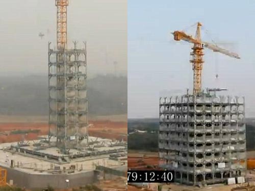 Xây nhà 30 tầng trong 15 ngày tại Trung Quốc